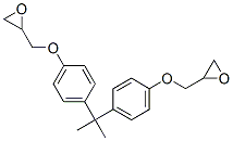 2-Propenoic acid polymer with 2,2,-[(1-methylethylidene)bis(4,1-phenyleneoxymethylene)]bis(oxirane) 化学構造式