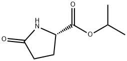 (S)-5-オキソ-2-ピロリジンカルボン酸1-メチルエチル 化学構造式