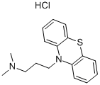 Promazine hydrochloride Structure
