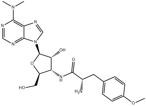 嘌呤霉素, 53-79-2, 结构式