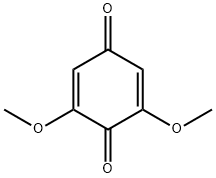 2,6-ジメトキシ-1,4-ベンゾキノン 化学構造式