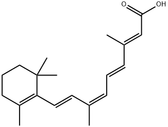 9-CIS-レチノイン酸 化学構造式