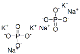 Phosphoric acid, potassium sodium salt 化学構造式