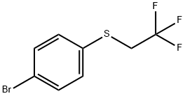 (4-BROMOPHENYL)(2,2,2-TRIFLUOROETHYL)SULFANE,530080-19-4,结构式