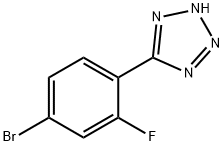 5-(2-氟-4-溴苯基)-2H-四唑,530081-35-7,结构式