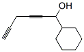 Cyclohexanemethanol, -alpha--1,4-pentadiynyl- (9CI) Struktur