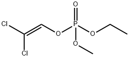 (2,2-Dichlorovinyl)ethylmethyl=phosphate Struktur