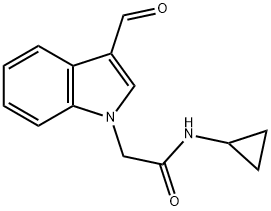 N-CYCLOPROPYL-2-(3-FORMYL-INDOL-1-YL)-아세트아미드
