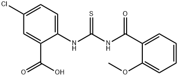 5-클로로-2-[[[(2-METHOXYBENZOYL)AMINO]THIOXOMETHYL]AMINO]-BENZOICACID