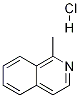 Isoquinoline, 1-Methyl-, hydrochloride Struktur