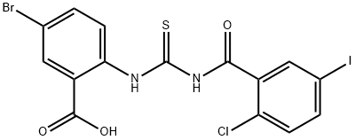 5-BROMO-2-[[[(2-CHLORO-5-IODOBENZOYL)아미노]티옥소메틸]아미노]-벤조산