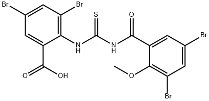 3,5-DIBROMO-2-[[[(3,5-DIBROMO-2-METHOXYBENZOYL)아미노]티옥소메틸]아미노]-벤조산