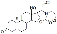 dihydrotestosterone-17-N-bis(2-chloroethyl)carbamate 结构式