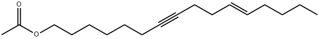 (E)-11-Hexadecen-7-yn-1-ol acetate Structure