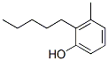 o-n-amyl-m-cresol  Structure