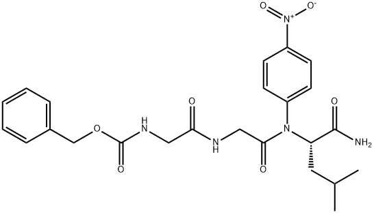 Z-GLY-GLY-LEU P-ニトロアニリド 化学構造式