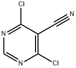 4,6-dichloropyrimidine-5-carbonitrile Struktur