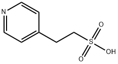 2-(4-ピリジル)エタンスルホン酸 化学構造式
