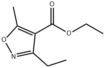 3-乙基-5-甲基-4-异唑甲酸乙酯,53064-41-8,结构式