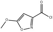 3-Isoxazolecarbonyl chloride, 5-methoxy- (9CI) 化学構造式