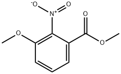 3-甲氧基-2-硝基苯甲酸甲酯,5307-17-5,结构式