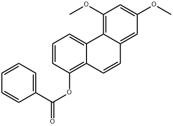 5,7-Dimethoxyphenanthren-1-ol benzoate,53077-37-5,结构式