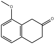 5-メトキシ-1,2-ジヒドロナフタレン-3(4H)-オン 化学構造式