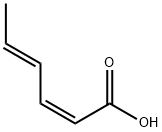 (2Z,4E)-2,4-Hexadienoic acid Struktur