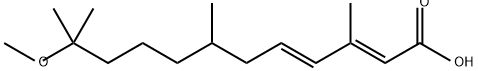 METHOPRENE ACID, 53092-52-7, 结构式