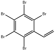 2,3,4,5,6-ペンタブロモ-1-ビニルベンゼン 化学構造式