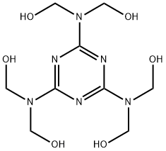六甲醇基三聚氰胺,531-18-0,结构式