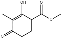 methyl 2-hydroxy-3-methyl-4-oxocyclohex-2-ene-1-carboxylate Structure