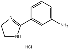 3-(4,5-dihydro-1H-imidazol-2-yl)aniline monohydrochloride Structure