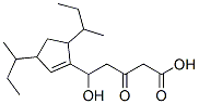 5-(3,5-di-sec-butylcyclopent-1-enyl)-5-hydroxy-3-oxovaleric acid,53109-18-5,结构式