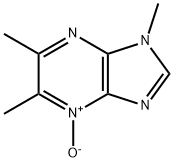 1H-Imidazo[4,5-b]pyrazine,1,5,6-trimethyl-,4-oxide(9CI) Struktur