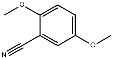 2,5-ジメトキシベンゾニトリル 化学構造式