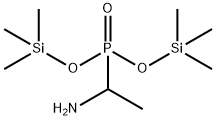 (1-Aminoethyl)phosphonic acid bis(trimethylsilyl) ester Structure