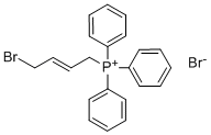 (4-BROMO-2-BUTENYL)TRIPHENYLPHOSPHONIUM BROMIDE Structure