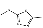 1,3,4-Thiadiazol-2-amine,  N,N,5-trimethyl- Structure