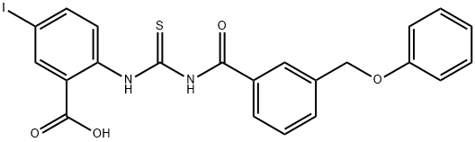 531534-43-7 5-IODO-2-[[[[3-(PHENOXYMETHYL)BENZOYL]AMINO]THIOXOMETHYL]AMINO]-BENZOIC ACID