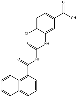 4-클로로-3-[[[(1-NAPHTHALENYLCARBONYL)아미노]티옥소메틸]아미노]-벤조산