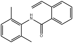 Benzamide, N-(2,6-dimethylphenyl)-2-ethenyl- (9CI) 化学構造式