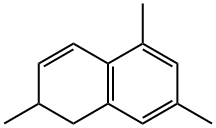 1,2-Dihydro-2,5,7-trimethylnaphthalene Struktur