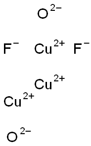 copper fluoride oxide Structure