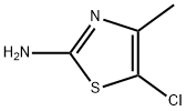 2-氨基-5-氯-4-甲基噻唑盐酸盐 结构式