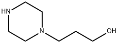 1-哌嗪基丙醇 结构式