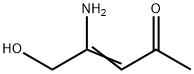 3-Penten-2-one, 4-amino-5-hydroxy- (9CI) Structure