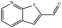 チエノ[2,3‐B]ピリジン‐2‐カルバルデヒド 化学構造式