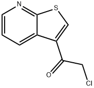 Ethanone, 2-chloro-1-thieno[2,3-b]pyridin-3-yl- (9CI) Structure