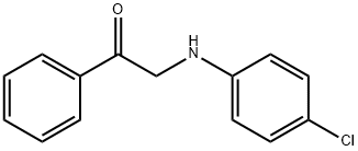 2-(4-CHLOROANILINO)-1-PHENYL-1-ETHANONE Structure
